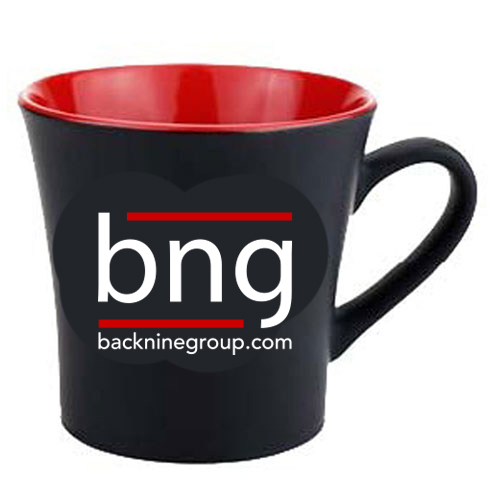 Veneto Mug Black Matte Out /Colored Gloss in